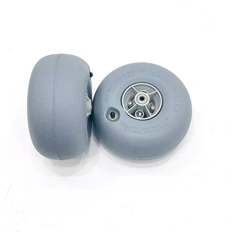 Roda balon PU tiup 9 inci roda - Fishing Kayak Cart ulasan dan harga