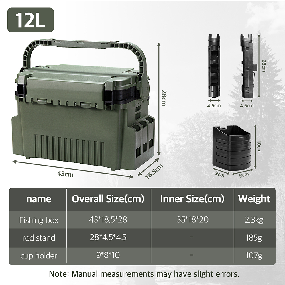 Kotak Peralatan Pancing Huntho - Fishing Kayak Crate ulasan dan harga