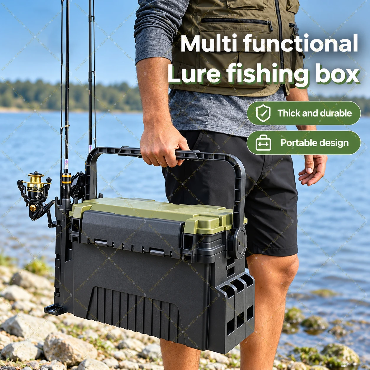 Kotak Pancing Berkapasitas Bes - Fishing Kayak Crate ulasan dan harga